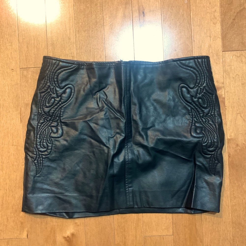 Guess Faux Leather Skirt